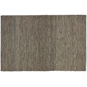 Höffner Handweb-Teppich  Kima ¦ braun ¦ Jute,Wolle ¦ Maße (cm): B: 120