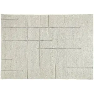 Höffner Handweb-Teppich  Boutique ¦ beige ¦ Wolle,Baumwolle ¦ Maße (cm): B: 170