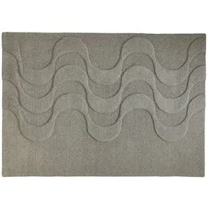 Höffner Handtuft-Teppich  Flow ¦ grau ¦ Wolle ¦ Maße (cm): B: 160