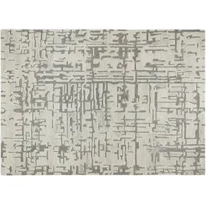 Höffner Handtuft-Teppich  Modern Natur ¦ mehrfarbig ¦ Wolle ¦ Maße (cm): B: 170