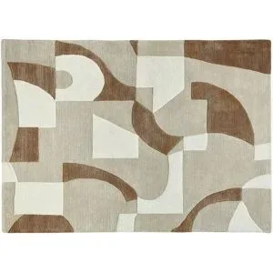 Höffner Handtuft-Teppich  Ontario ¦ Viskose,Wolle ¦ Maße (cm): B: 140