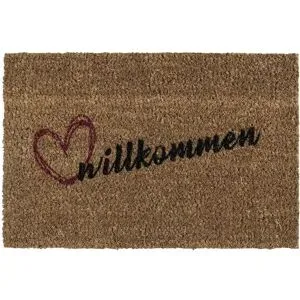 Höffner Kokosmatte  Willkommen ¦ braun ¦ Kokos ¦ Maße (cm): B: 40