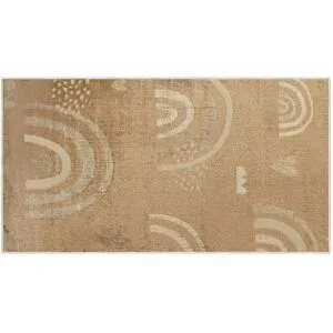 KJUT Webteppich   ¦ beige ¦ Synthetische Fasern ¦ Maße (cm): B: 80