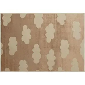 KJUT Webteppich  Clouds ¦ beige ¦ Synthetische Fasern ¦ Maße (cm): B: 133