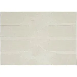 Höffner Webteppich  Sign ¦ creme ¦ Synthetische Fasern ¦ Maße (cm): B: 80