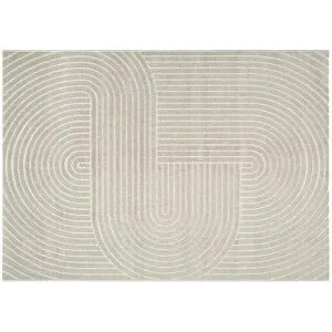 Höffner In- und Outdoorteppich  Tenerife Plus ¦ beige ¦ Synthetische Fasern ¦ Maße (cm):