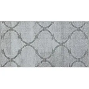 Höffner Webteppich  Soho ¦ grau ¦ Synthetische Fasern ¦ Maße (cm): B: 80