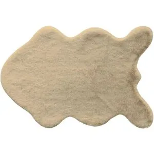 como Kunstfell Tierfellform Bunny Soft 60 x 90 ¦ beige ¦ Synthetische Fasern ¦
