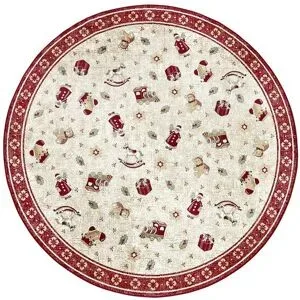 Villeroy & Boch Webteppich Weihnachten Toy's Delight ¦ rot ¦ Baumwolle,Viskose