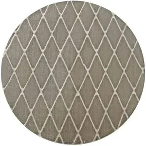 como Kurzflorteppich  Cross Soft ¦ braun ¦ Synthetische Fasern Ø: 160