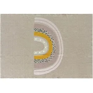 KJUT Kinderteppich  Kiddy ¦ braun ¦ Synthetische Fasern ¦ Maße (cm): B: 140