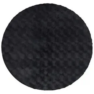 Höffner Teppich   ¦ grau ¦ Synthetische Fasern ¦ Maße (cm): H: 3  Ø: 200