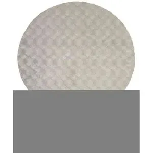 Höffner Teppich   ¦ grau ¦ Synthetische Fasern ¦ Maße (cm): H: 3  Ø: 120