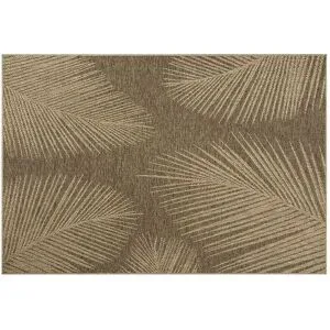 Höffner In- und Outdoorteppich  Kenzy ¦ beige ¦ Synthetische Fasern ¦ Maße (cm): B: 80