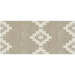Höffner In-und Outdoorteppich  Scandinavian ¦ beige ¦ Synthetische Fasern ¦ Maße (cm):