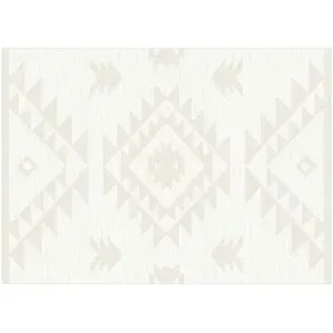 Höffner In-und Outdoorteppich  Scandinavian ¦ creme ¦ Synthetische Fasern ¦ Maße (cm):