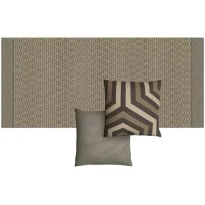 Höffner Outdoor-Teppich  Vivid-Set ¦ braun ¦ Synthetische Fasern ¦ Maße (cm): B: 80