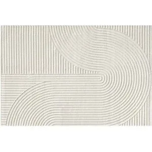 Höffner Webteppich  Elio ¦ creme ¦ Synthetische Fasern ¦ Maße (cm): B: 120