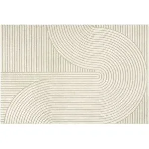 Höffner Webteppich  Elio ¦ beige ¦ Synthetische Fasern ¦ Maße (cm): B: 80