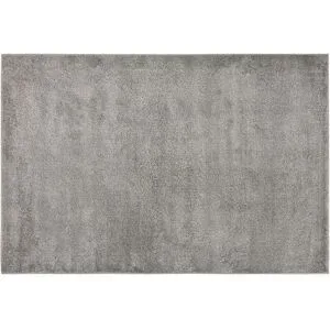 Höffner Webteppich  Luna ¦ grau ¦ Synthetische Fasern ¦ Maße (cm): B: 160