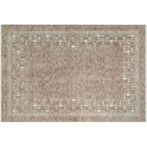 Höffner Webteppich  Valeria ¦ beige ¦ Synthetische Fasern ¦ Maße (cm): B: 120