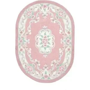 THEKO Vintageteppich  Ming ¦ rosa/pink ¦ Synthetische Fasern ¦ Maße (cm): B: 120