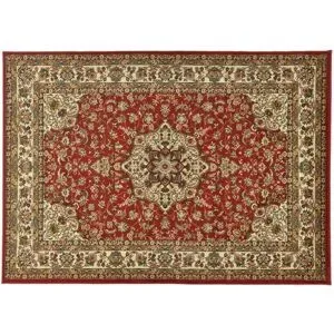 THEKO Orientteppich  Hamadan ¦ rot ¦ Synthetische Fasern ¦ Maße (cm): B: 160 H:
