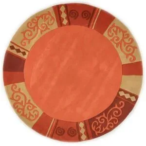 THEKO Teppich   ¦ rot ¦ Wolle ¦ Maße (cm): B: 150 H: 1,4