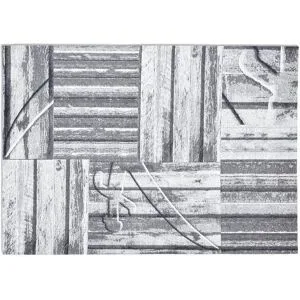 SANSIBAR Sylt Webteppich  Keitum ¦ grau ¦ Synthetische Fasern ¦ Maße (cm): B: 60