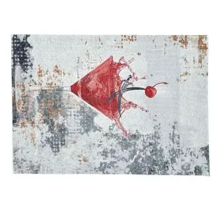 SANSIBAR Sylt Webteppich  Keitum ¦ rot ¦ Synthetische Fasern ¦ Maße (cm): B: 130