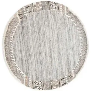 THEKO Teppich  Royal Natur ¦ grau ¦ Wolle ¦ Maße (cm): B: 150 H: 1,4