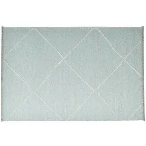 SANSIBAR Sylt Teppich  Braderup ¦ blau ¦ Viskose ¦ Maße (cm): B: 160 H: 0,5