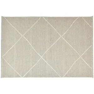 SANSIBAR Sylt Teppich  Braderup ¦ beige ¦ Viskose ¦ Maße (cm): B: 160 H: 0,5