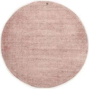 Tom Tailor Wollteppich  Groove ¦ rosa/pink ¦ Viskose ¦ Maße (cm): H: 1,5  Ø: 140