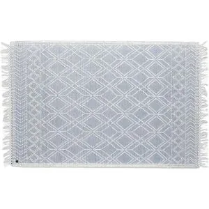 Tom Tailor Teppich  Macra ¦ blau ¦ Wolle ¦ Maße (cm): B: 140 H: 1