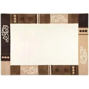 THEKO Teppich   ¦ beige ¦ Wolle ¦ Maße (cm): B: 160 H: 1,4