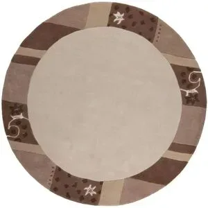 THEKO Wollteppich  Royal Ganges ¦ beige ¦ Wolle ¦ Maße (cm): B: 150 H: 1,3