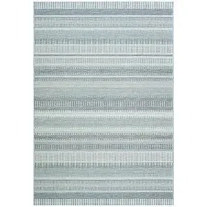 Höffner Webteppich  Newport ¦ blau ¦ Synthetische Fasern ¦ Maße (cm): B: 140