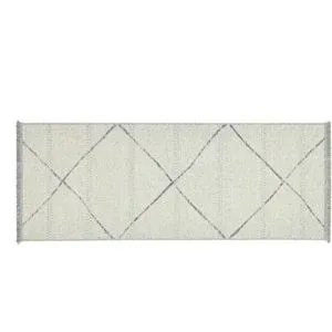 SANSIBAR Sylt Teppich  Braderup ¦ beige ¦ Wolle,Viskose ¦ Maße (cm): B: 80 H: