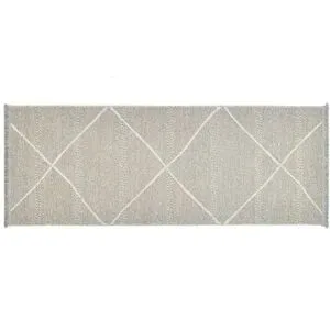 SANSIBAR Sylt Teppich  Braderup ¦ beige ¦ Wolle ¦ Maße (cm): B: 80 H: 0,5