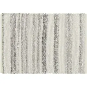 Gray & Jones Handwebteppich  Cap Ferrat ¦ grau ¦ Baumwolle ¦ Maße (cm): B: 160