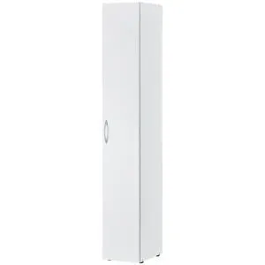 Höffner Schrank  1-türig   ¦ weiß ¦ Maße (cm): B: 30 H: 185 T: 40.0