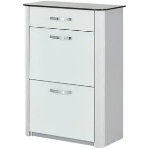 Höffner Schuhkipper  Juno ¦ weiß ¦ Maße (cm): B: 71 H: 97 T: 35.0