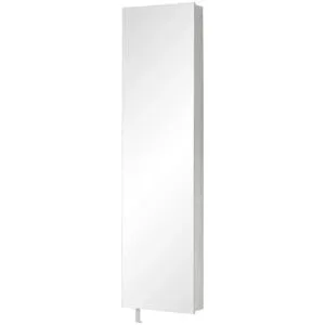 uno Spiegelschuhschrank  Ned ¦ weiß ¦ Maße (cm): B: 50 H: 195 T: 18.0
