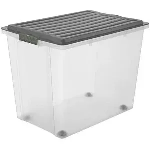 Rotho Aufbewahrungsbox   ¦ grau ¦ Polypropylen ¦ Maße (cm): B: 39,5 H: 43,5