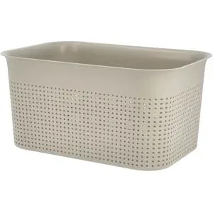 Rotho Aufbewahrungsbox  BRISEN ¦ beige ¦ Polypropylen ¦ Maße (cm): B: 26 H: 13