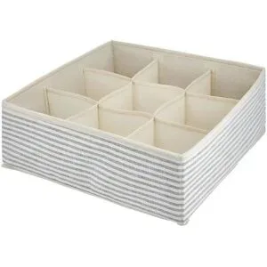 Höffner Aufbewahrungsbox mit Fächer   ¦ mehrfarbig ¦ Polyester,Baumwolle ¦ Maße (cm): B: