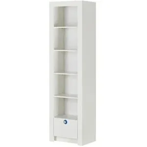 Höffner Standregal  Charlie ¦ weiß ¦ Maße (cm): B: 54 H: 195 T: 38.8