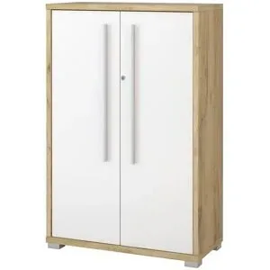 Höffner Büroschrank  Plane ¦ holzfarben ¦ Maße (cm): B: 75 H: 113 T: 35.0