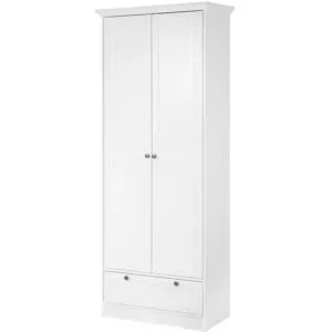 Höffner Mehrzweckschrank  Laurito ¦ weiß ¦ Maße (cm): B: 80 H: 200 T: 39.0